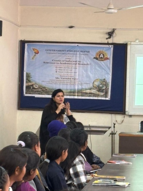  2026-03-02 A Special Lecture On Census Was Organized At Government College Ropar